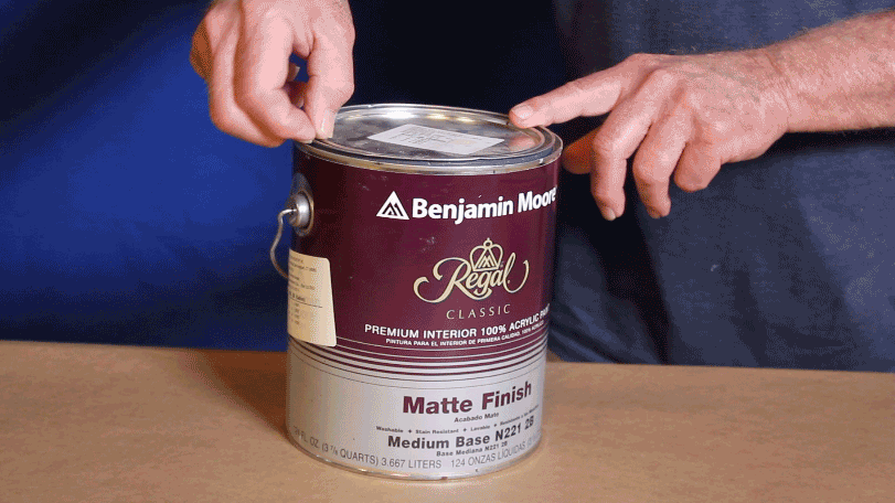 How to open a paint can 