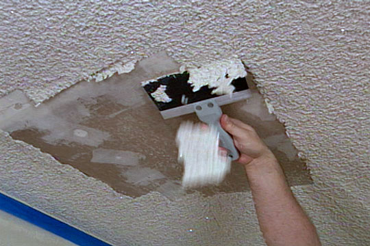 How to Remove an Acoustic or Popcorn Ceiling  - screenshot